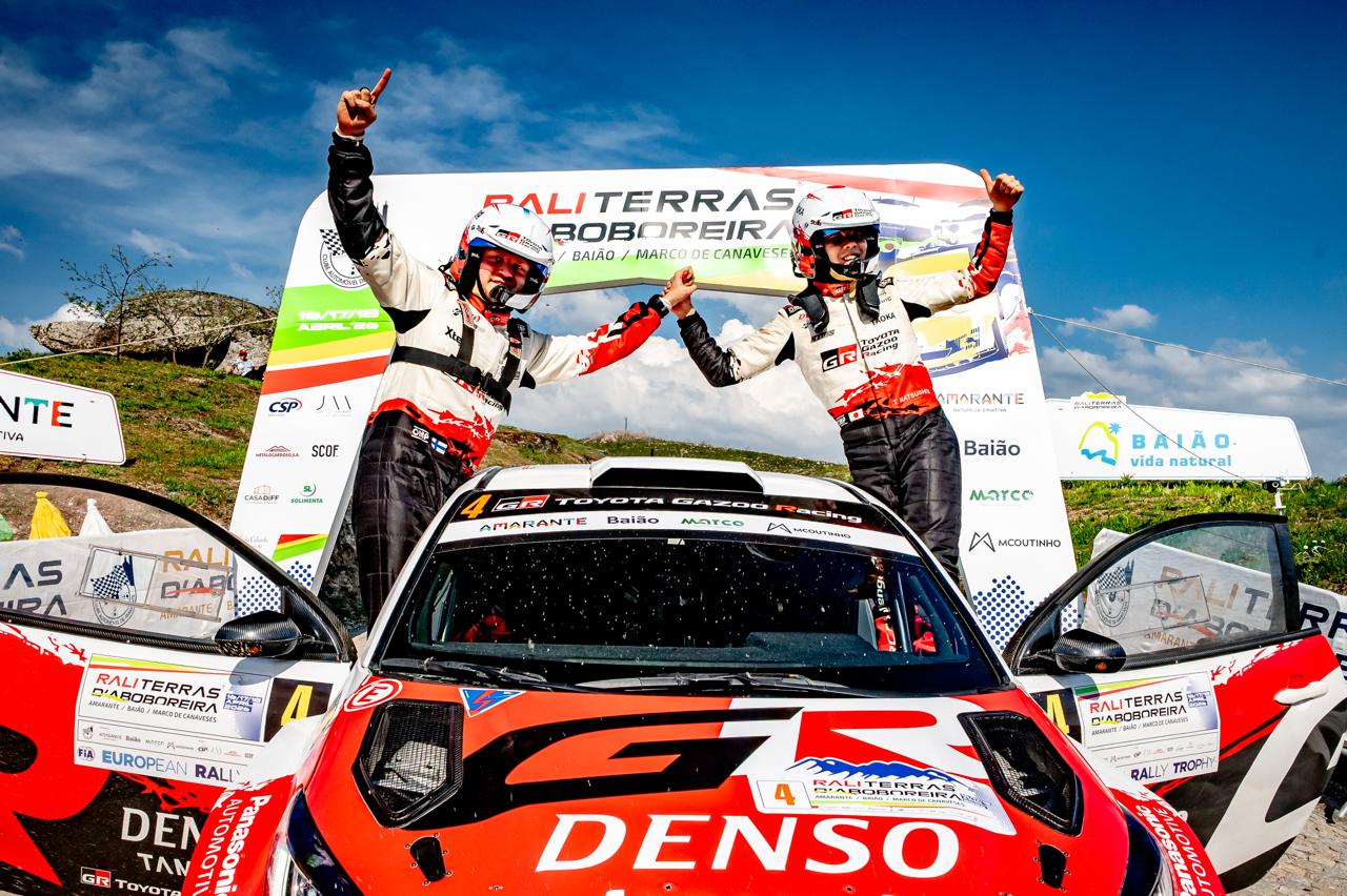 Takumi Matsushita / Pekka Kelander em Toyota GR Yaris Rally2, vencem o Rali Terra D´Aboboreira 2026